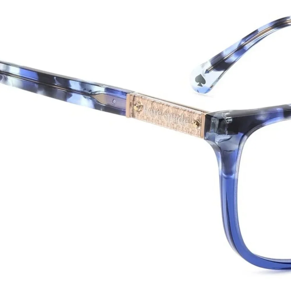 NEW KATE SPADE Amabella/G PJP Blue Eyeglasses Rectangle Frame 53 mm